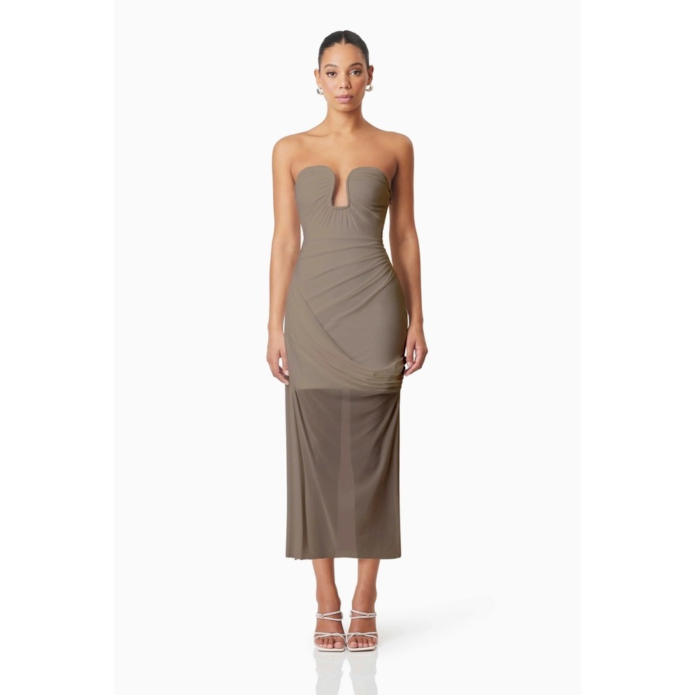 NWT Elliatt Phoebe Strapless Midi Dress Sz Small $275